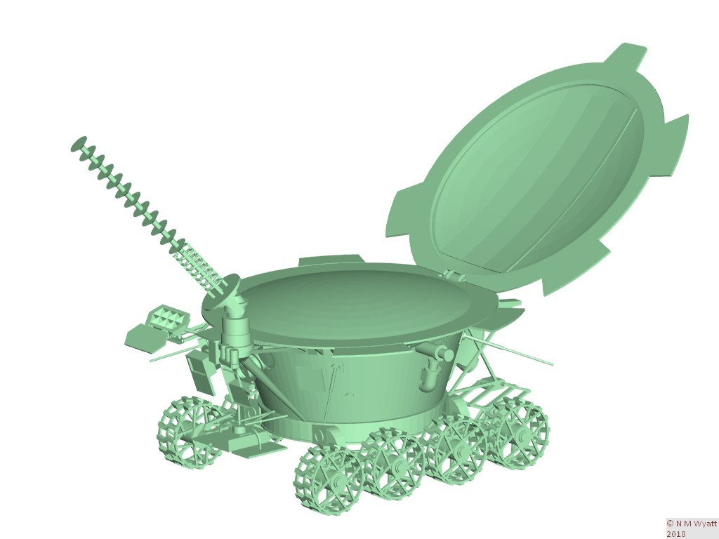 STL model of Lunokhod 1