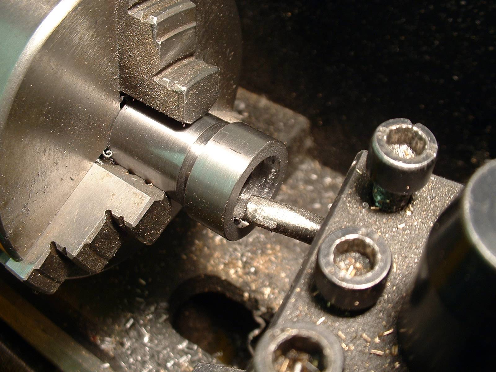 Counterboring a recess