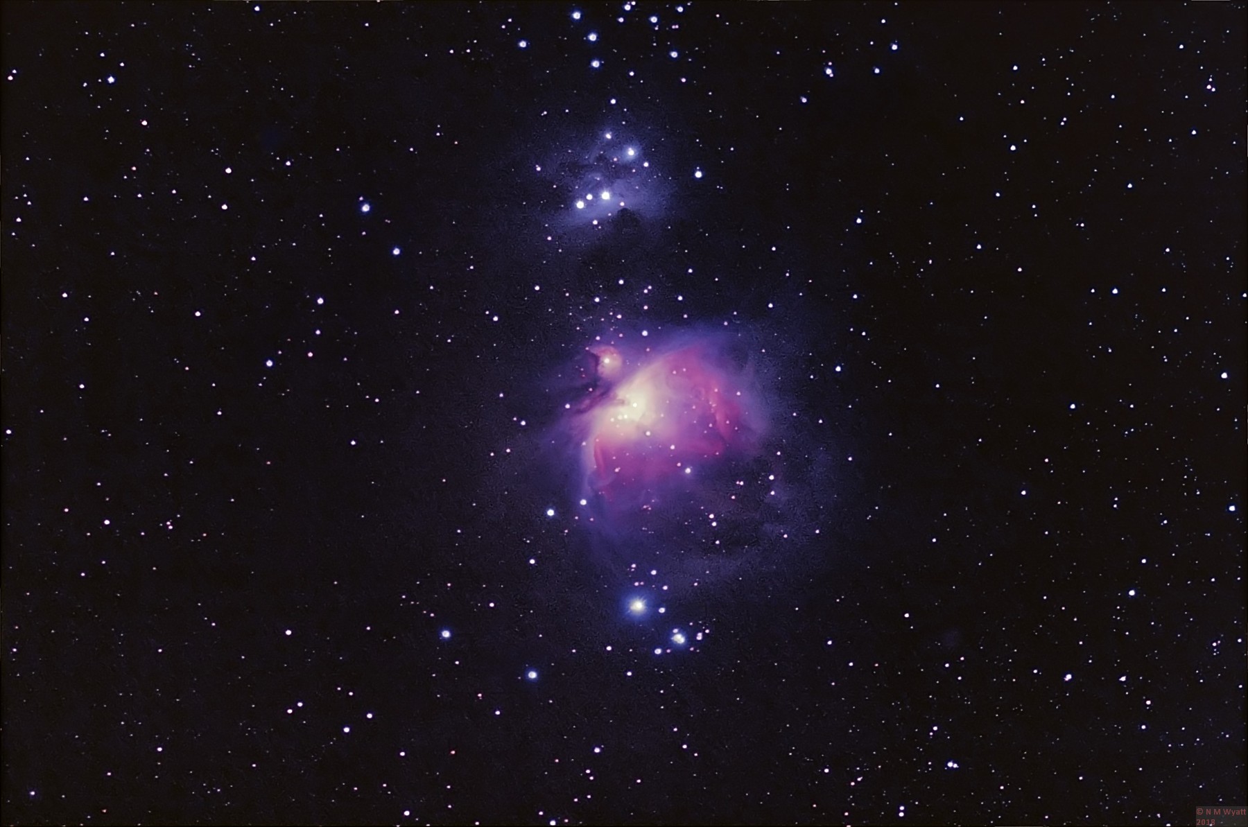 orion nebula reprocessed deconvoluted filtered
