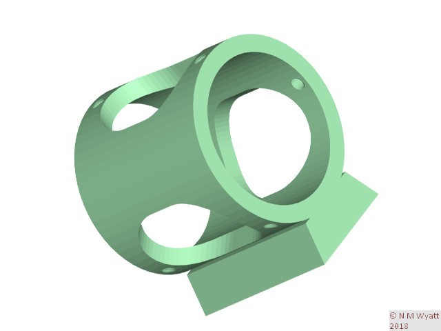 3D Printed Guidescope Bracket