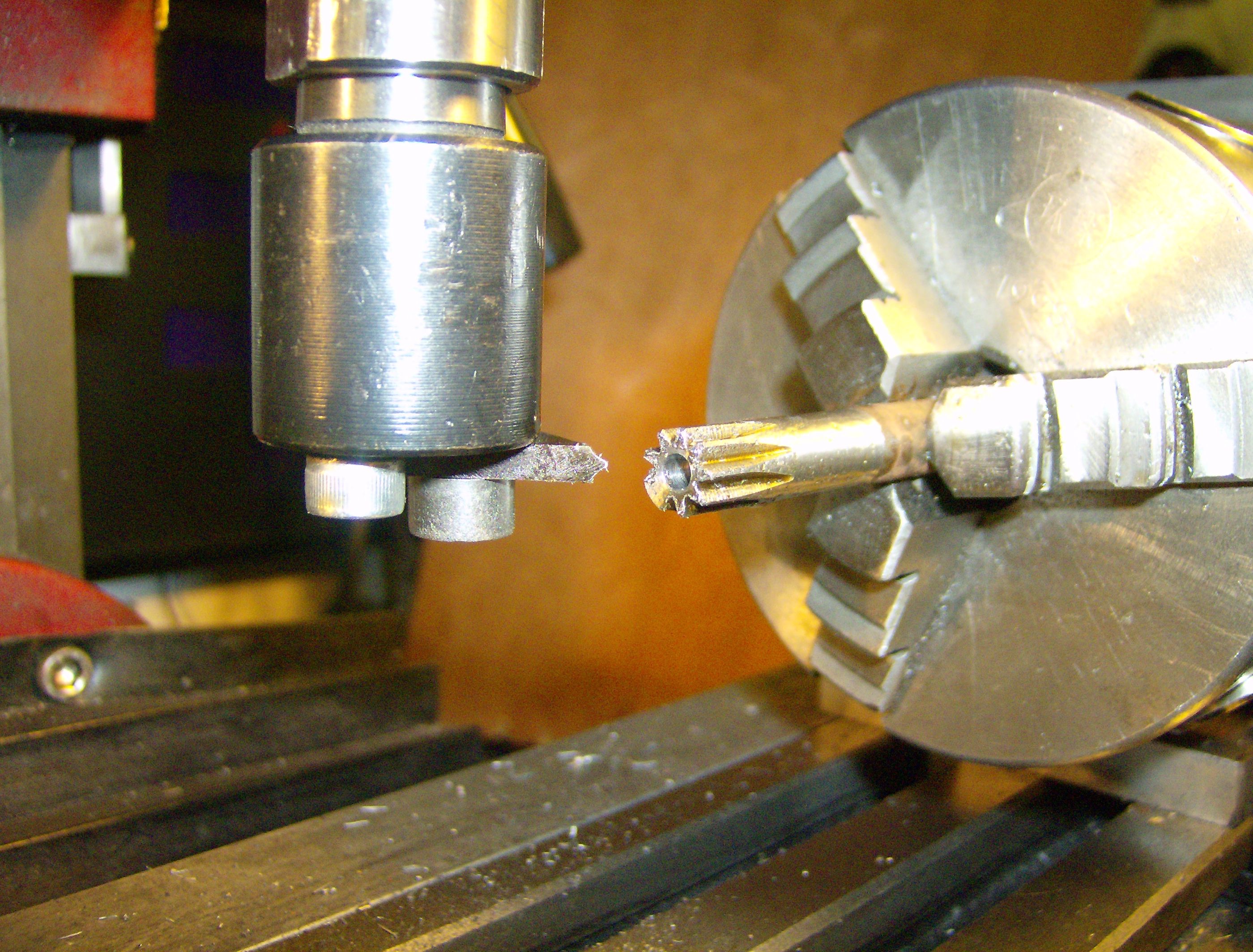 Photo 6 cutting a gear